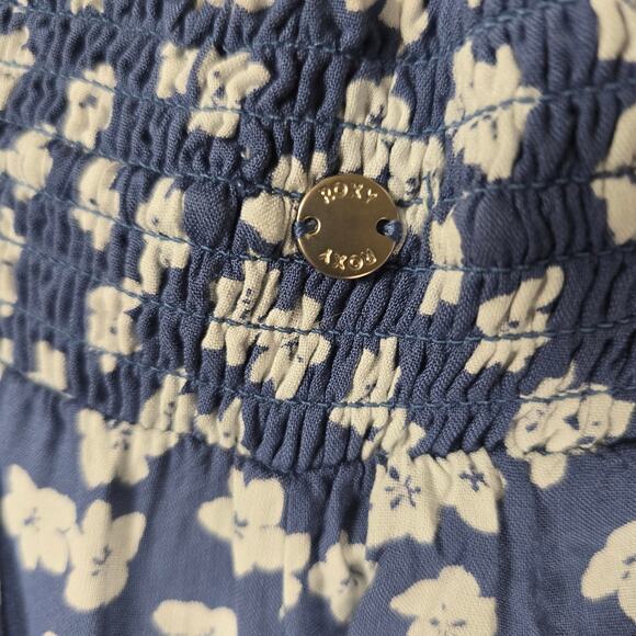 Roxy - Tropical Rhythm Beach Pants - Bijou Blue Floral Delight - MD - NWT - Picture 11 of 11